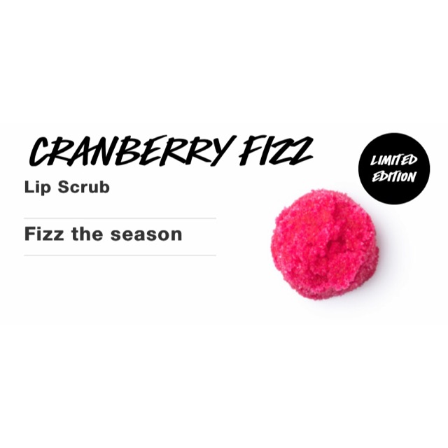 LUSH  lip scrub รสใหม่  CRANBERRY FIZZ   limited