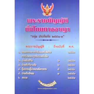 พระราชบัญญัติที่มีโทษทางอาญา (กลุ่มประกันภัย)