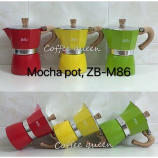 ZBOSS หม้อต้มกาแฟเอสเพรสโซ่ MOKA POT ZB-M86