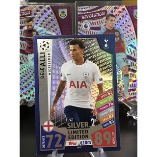 การ์ด Topps Champions League Match Attax 2018 Limited Edition