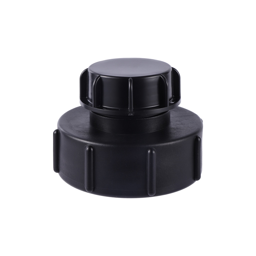 1 PC IBC อะแดปเตอร์ S100x8 ลด S60x6 IBC ถังเชื่อมต่ออะแดปเตอร์เปลี่ยน Garden Water Connectors สีดํา