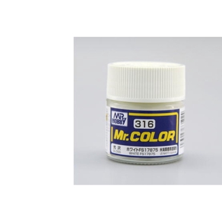 สีสูตรทินเนอร์ Mr.Color C316 FS17875 white