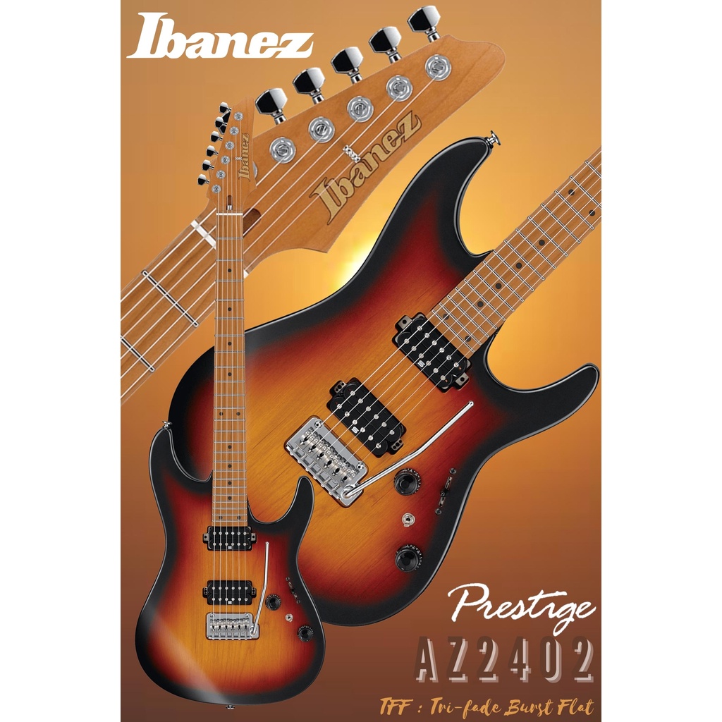 กีตาร์ไฟฟ้า Ibanez AZ-Prestige รุ่น AZ2402-TFF (Made in Japan)