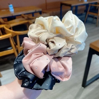 High-end Texture Hot Diamond Retro Headdress ผ้าผูกผมยืดหยุ่นสูง