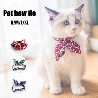 ปลอกคอแมว​ ผูกโบว์​หูกระต่าย​สไตล์​ญี่ปุ่น​ ปลอกคอ​สัตว์​ ​Cat Bow Tie