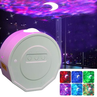 3 In1 Led Star โปรเจคเตอร์ Night Light 6 สี Ocean Wave Galaxy ฉายโคมไฟ