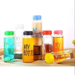 ขวดน้ำmy bottle กระบอกน้ำพลาสติกใส ขวดน้ำพลาสติกพกพา กระบอกใส่น้ำพกพา ขนาด500ml.(BB175