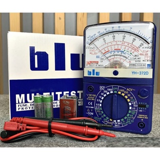 BLU YH-372D Multimeter มัลติมิเตอร์อนาล็อค มัลติมิเตอร์แบบเข็ม มิเตอร์วัดไฟ มัลติมิเตอร์ดิจิตอล