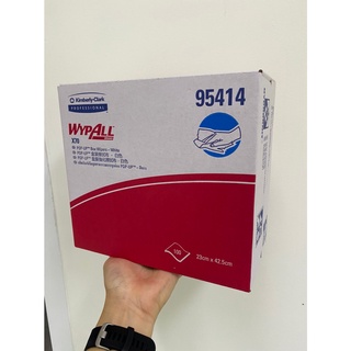 (1กล่อง) แผ่นเช็ดน้ำมัน สารเคมี X70 ป็อปอัพ (Wypall* X70 Pop-Up* Box Wipers) - 95414RL (1 กล่องย่อย)