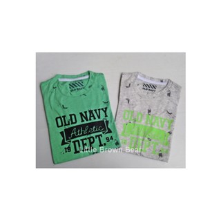 เสื้อผ้าเด็ก เสื้อยืดแขนสั้น Old Navy เนื้อผ้านิ่ม-ผ้าพิมพ์ลายนก ด้านหน้างานสกรีน