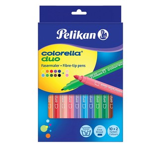 Pelikan สีเมจิก12สี C407/12 Duo