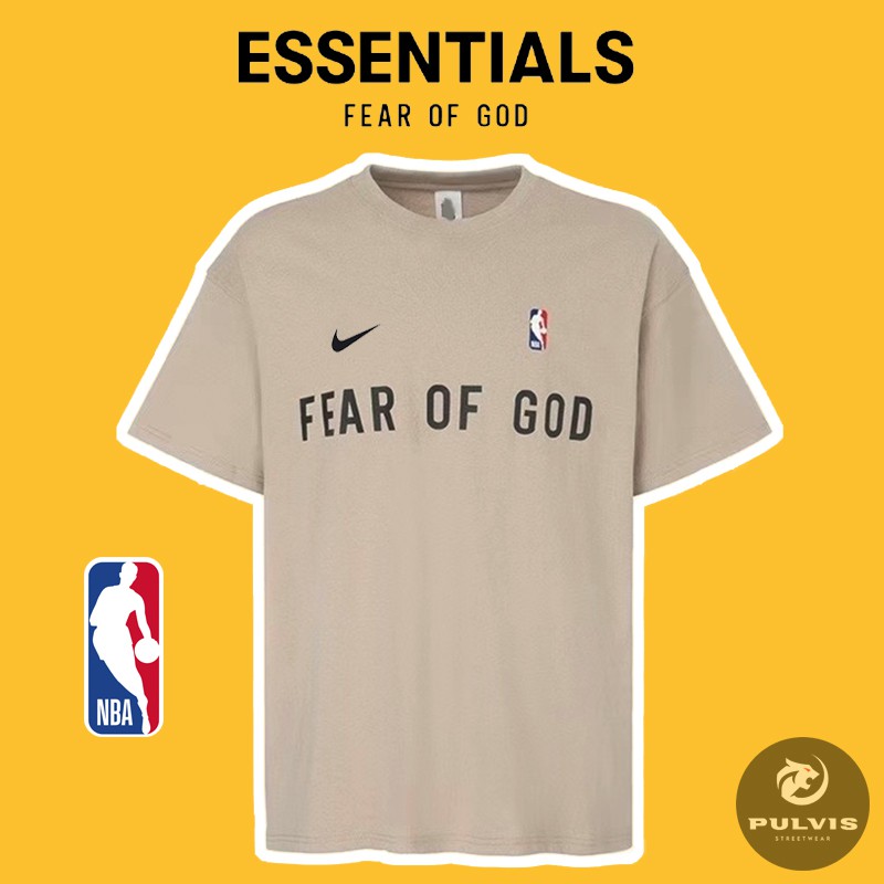 ️(คุณภาพกระจก] - เสื้อยืด Fear of God FOG x NBA Warm Up Teen, เสื้อยืด FOG NBA, เสื้อยืด FOG NBA
