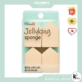 [Fillimilli] ฟองน้ําเจลลี่คิง 4 ชิ้น Jellyking Sponge