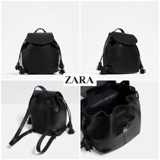 กระเป๋า Zara กระเป๋าเป้หนัง PU. เนื้อนิ่ม