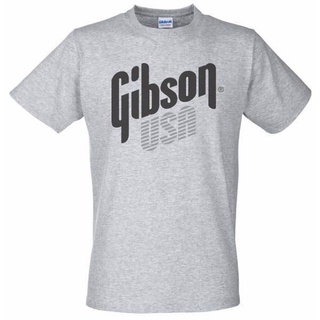 เสื้อยืด พิมพ์ลาย Gibson Usa Les Paul 335 Dove Guitar Sg สีเทา สําหรับผู้ชาย