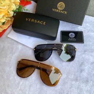 Versace sunglasses กระจกแผ่นเดียว