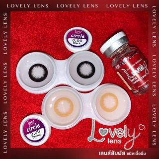 Circle brown พร้อมส่งสายตาปกติ (lovelylens)