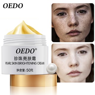 OEDO ครีมทาผิวขาว ครีมทาฝ้าลึก ต่อต้านฝ้ากระ ไข่มุก ครีมปรับสภาพผิว การดูแลผิว ให้ความชุ่มชื้น ขาวสว่าง อ่อนนุ่ม กระ Pearl Skin Brightening Cream
