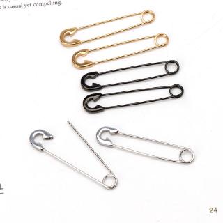 Gothic Surgical Steel Safety Pin Long Stud Earrings Ear Threader Fashion Jewelry