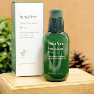 ปลอมคืนเงิน Innisfree Green Tea Seed Serum New 80 ml.สูตรใหม่ เซรั่มชาเขียวตัวดังจาก innisfree