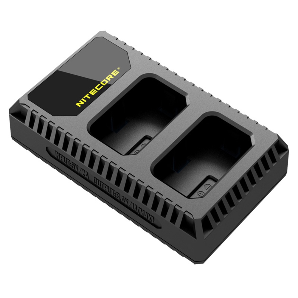 Nitecore USN1 Digital Dual Slot Travel Camera Charger For Sony NP FW50