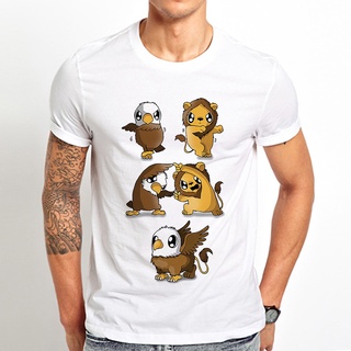 ขายดี!Eagle lion fusion Griffin เสื้อยืดลําลอง แขนสั้น พิมพ์ลายอนิเมะเต้นรํา สีขาว แฟชั่นฤดูร้อน สําหรับผู้ชาย 2019S-5XL