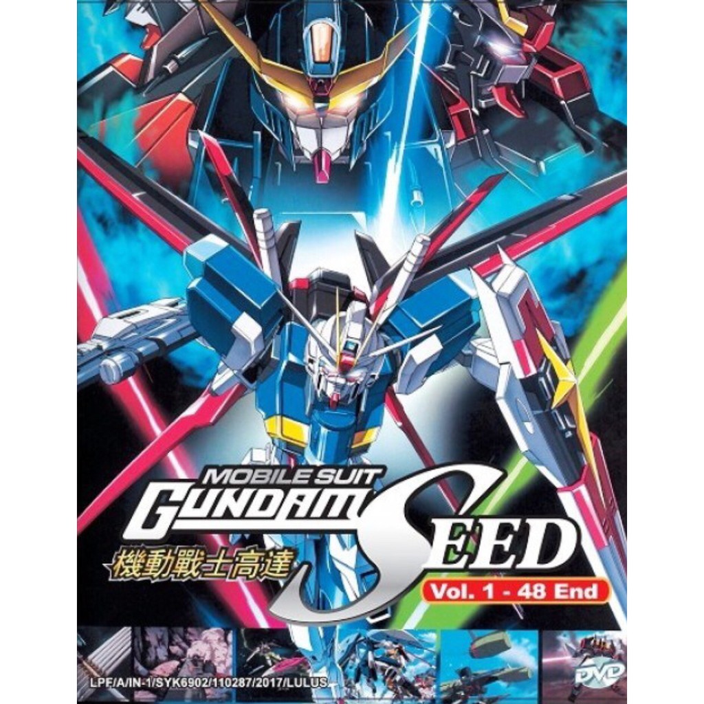 Mobile SUIT GUNDAM SEED ( VOL.1 - 48 END 5 x DVD ) ANIME