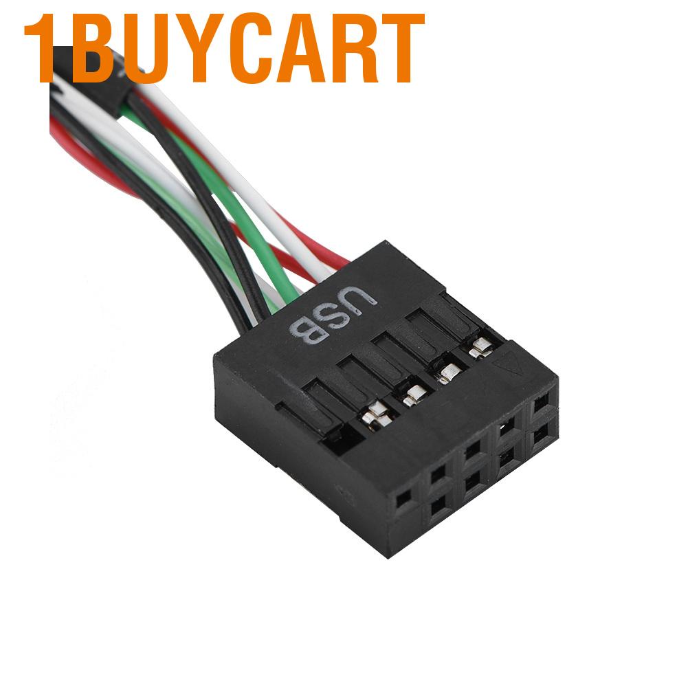 1buycart พอร์ต Usb 9 Pin 19 ถึง 2X 3.0 + 4XUsb 2.0 6