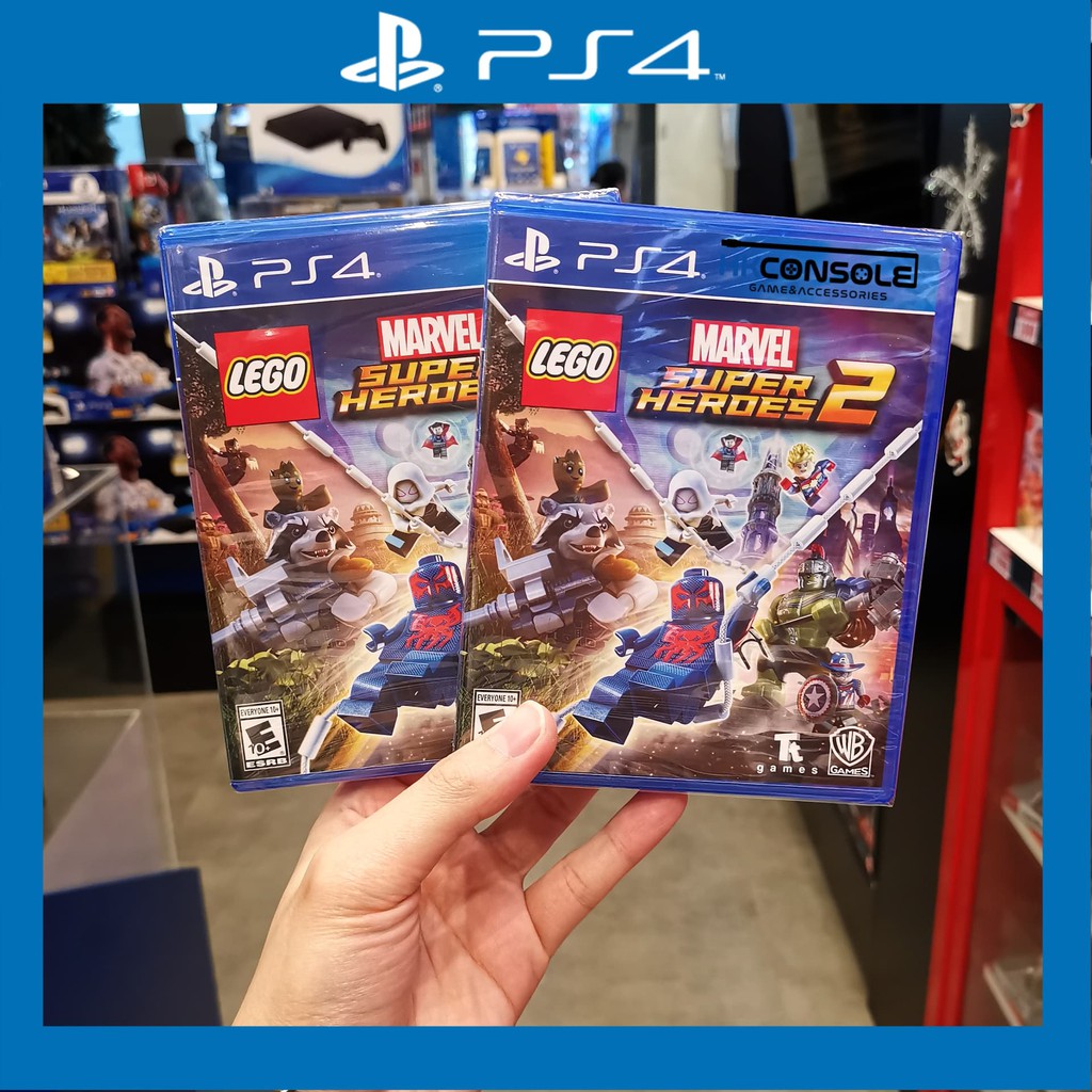 [แผ่นเกมใหม่แท้100%] แผ่นเกม PS4 Lego Marvel SuperHeroes 2 เกมPS4สำหรับเด็ก เล่น 2 คนได้