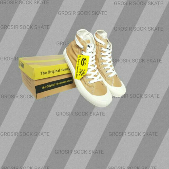 รองเท ้ า Saba Saba Veloz High Leather Tan