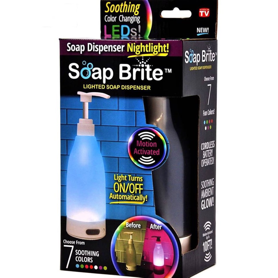 Soap Brite Lighted Soap Dispenser
