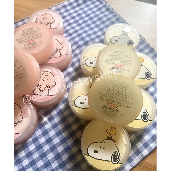 รับประกันของแท้️ พร้อมส่ง Innisfree No Sebum X Peanuts Edition 5g แป้ง