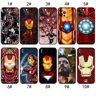 เคสใส ลาย Marvel Iron Man สําหรับ iPhone XR 5 5s SE 6 6s Plus EG61