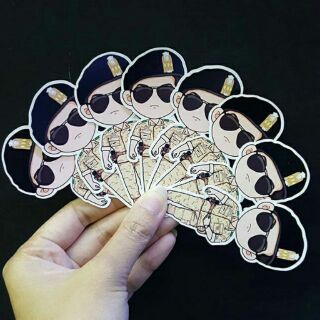 Sticker ซงจุงกิ pvc diecut