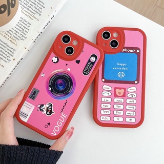 เคสโทรศัพท์มือถือ TPU แบบนิ่ม ลายกล้อง สําหรับ Xiaomi Mi 10 10T 8 11 12 Lite POCO M3 M4 F2 Pro X3 X4 F4 GT Redmi 9T Note 7 8 10 9A 10A | Xmd080