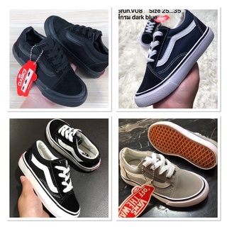 รองเท้าเด็ก Vans Old Skool (size25-35) รองเท้าผ้าใบเด็ก