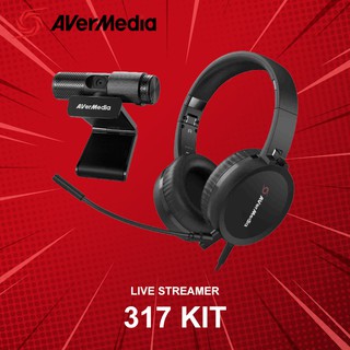 เซ็ตอุปกรณ์สตรีมเมอร์ Avermedia Live Streamer 317 Kit - BO317 ประกันศูนย์ 1 ปี