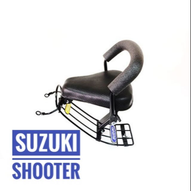 (เบาะหนา นิ่ม ทนทาน) เบาะเด็ก + กันลาย SUZUKI SHOOTER - ซูซูกิ ชูตเตอร์  ( ที่นั่งเด็ก มอเตอร์ไซค์ เ