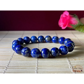 ลาพีส ลาซูลี (Lapis Lazuli) ขนาด10มม. สร้อยข้อมือหินแท้ by maleeshop