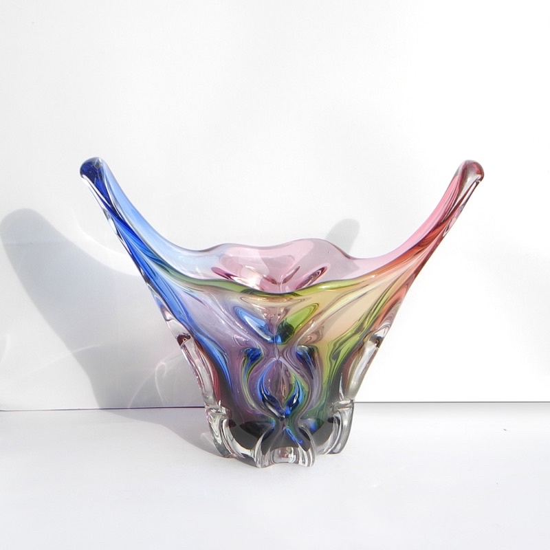 murano.thing แจกันเป่าแก้วทรงปีกผีเสื้อ