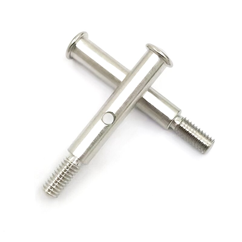 2 ชิ้นโลหะเพลาหน้า TRA3637 สําหรับ 1/10 Slash 2WD รูปที่ 3