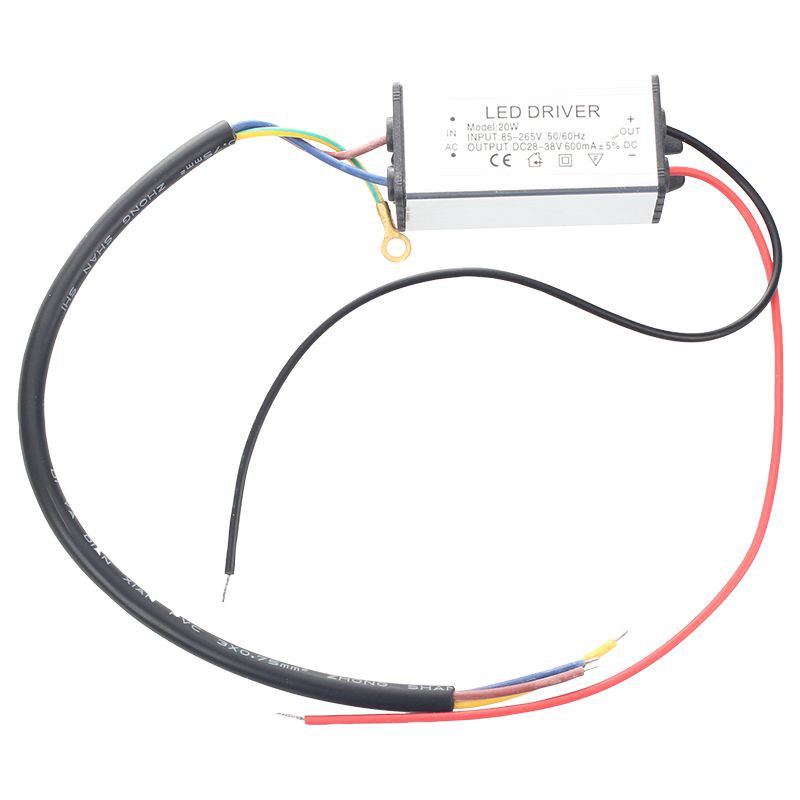 LED Lamp Transformer Driver Power Supply DC 36V 20W Waterproof