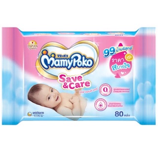 Mamy Poko กระดาษทิชชู่เปียก 80 แผ่น