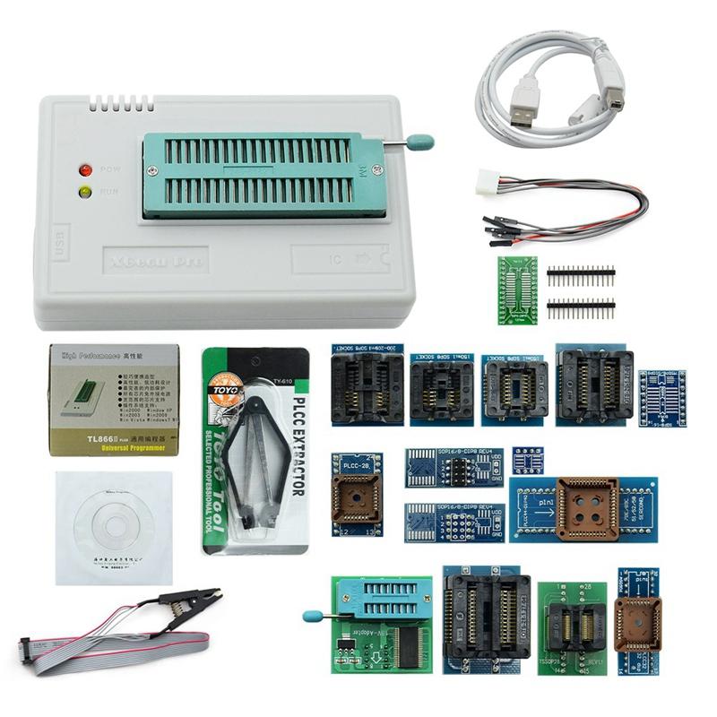 ใหม่ล่าสุด V8.3 Tl866Ii Plus Universal Minipro Programmer Tl866 Nand Flash Avr Pic Bios Usb Programm