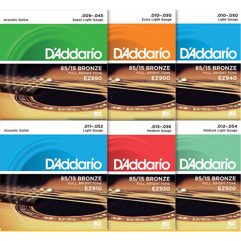 D'ADDARIO DAddario One set 6 สาย EXP16 EXP26 EJ15 EJ16 EJ17 EJ26 EJ45 EJ46 EXL110 EXL120 EXL130 EZ89