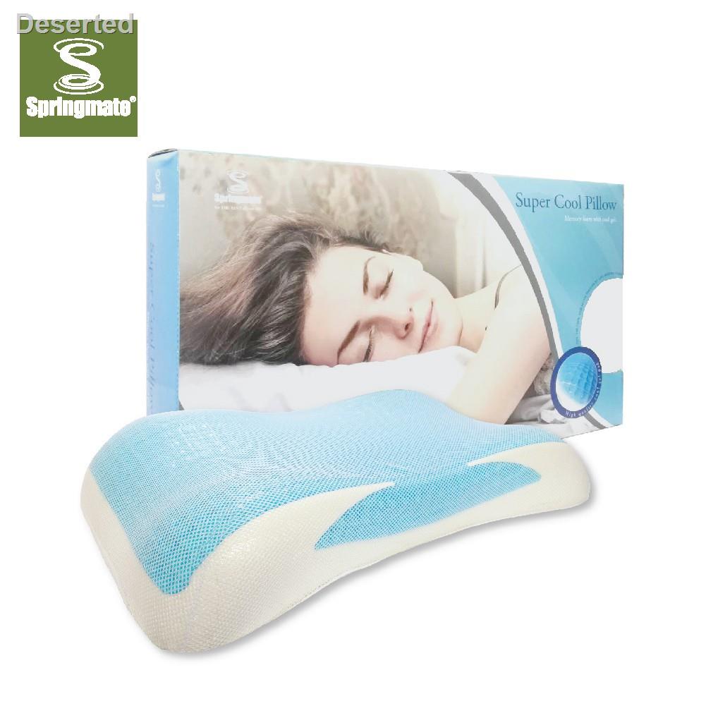 ☍Springmate หมอนเมมโมรี่โฟมเจลเย็น Super Cool Pillowอุปกรณ