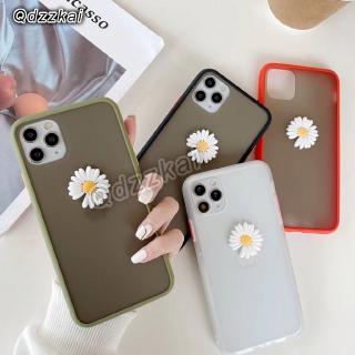 เคสโทรศัพท์สีใสลายดอกเดซี่สําหรับ samsung galaxy s 8 s 9 s 10 20 plus s 10 e note 8 9