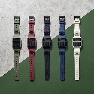 Casio รุ่น CA-53WF นาฬิกาข้อมือพร้อมเครื่องคิดเลข สไตล์วินเทจ ประกันร้าน 1 ปีเต็ม