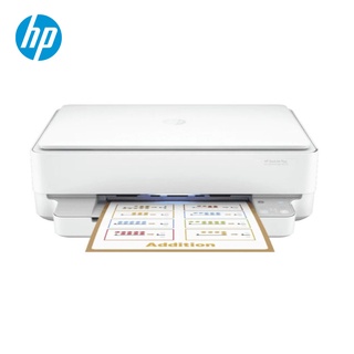 HP DeskJet Plus Ink Advantage 6075 All-in-One Printer เชื่อมต่อกับอุปกรณ์และตั้งค่าได้ง่ายด้วย HP Smart สามารถพิมพ์ สแกน จากโทรศัพท์ รับประกัน 1 ปี