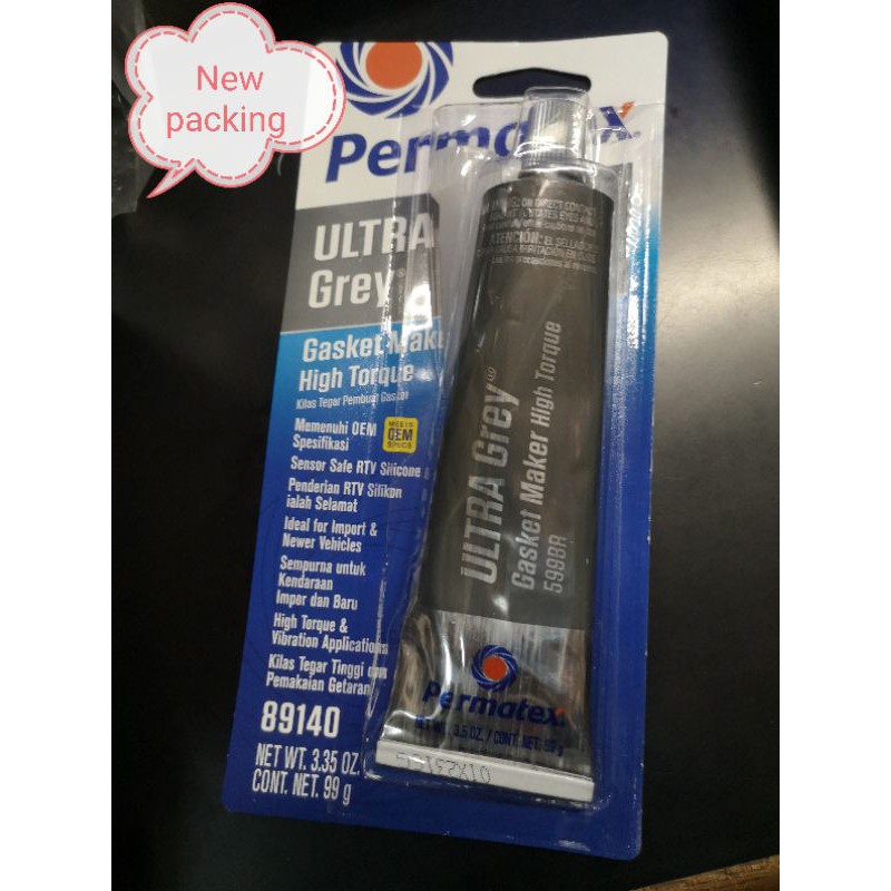 PERMATEX ULTRA GREY GASKET MAKER 599 GUM GASKET